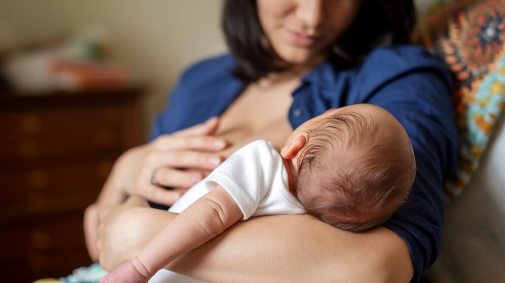 Mother Breastfeeding baby