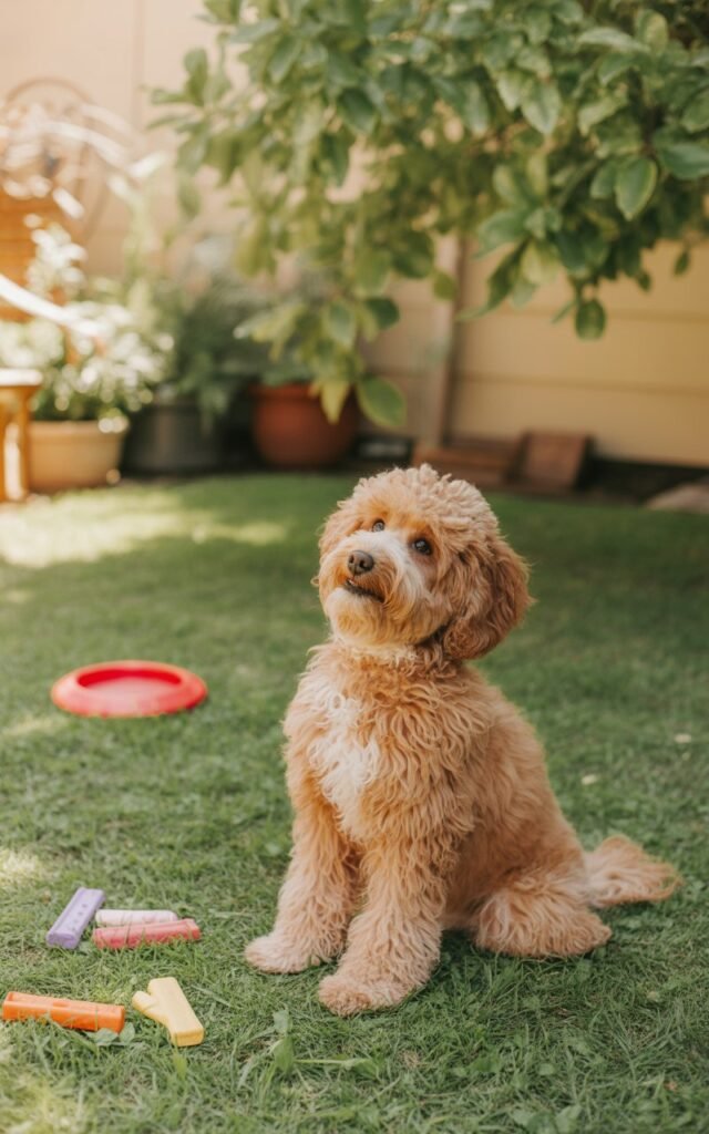 training a Miniature Poodle dog