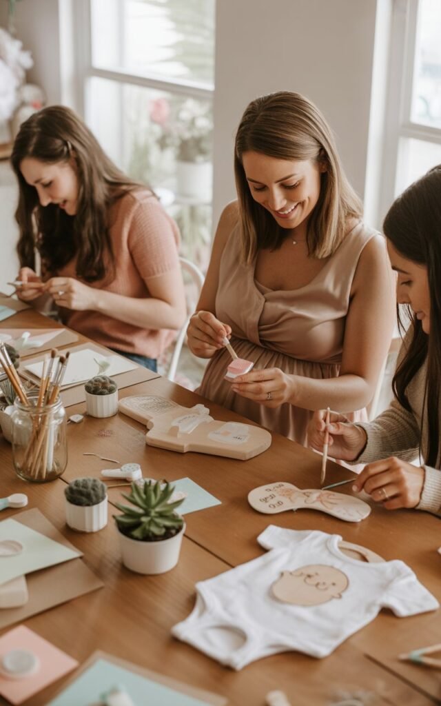 DIY Craft Station Baby Shower