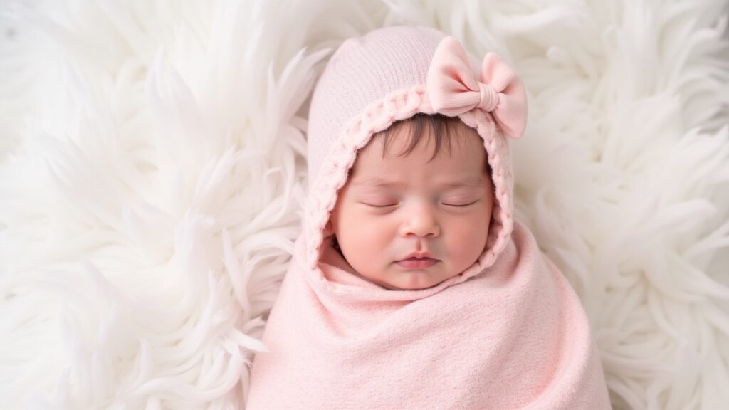 Newborn Baby Girl feeding essentials