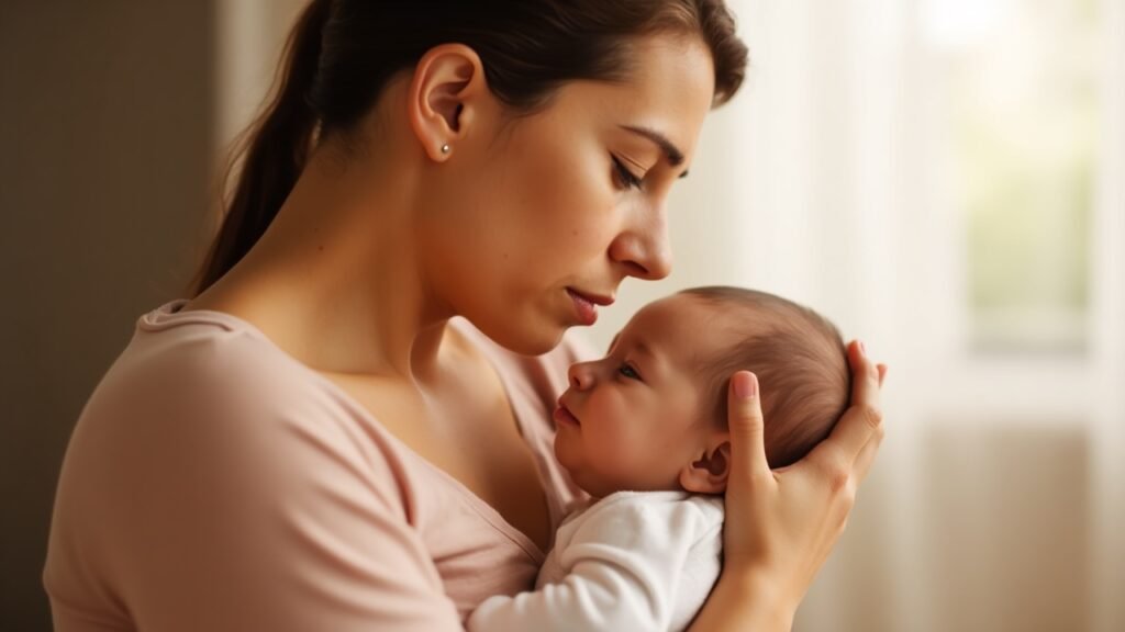 Mom Breastfeeding Baby