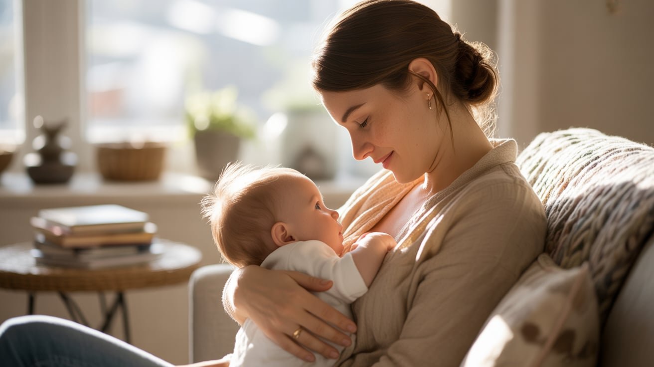 Mother Breastfeeding her baby