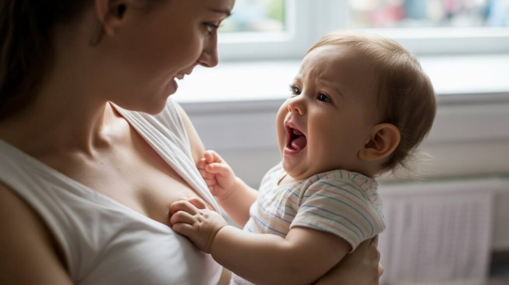Crying Baby During Breastfeeding