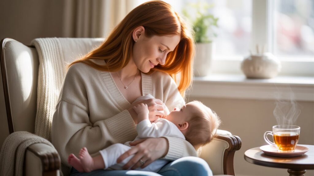 mother Breastfeeding her baby