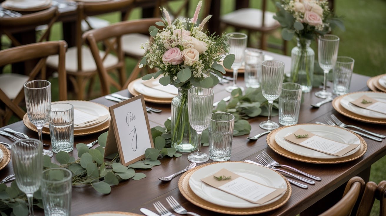 Rustic Wedding Table Decor