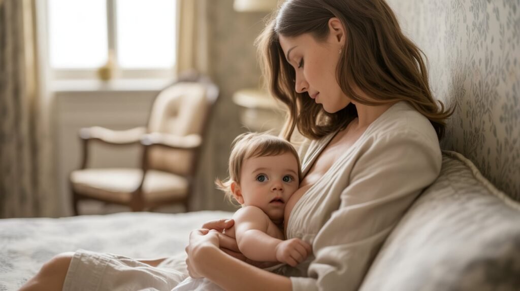 mother Breastfeeding her baby