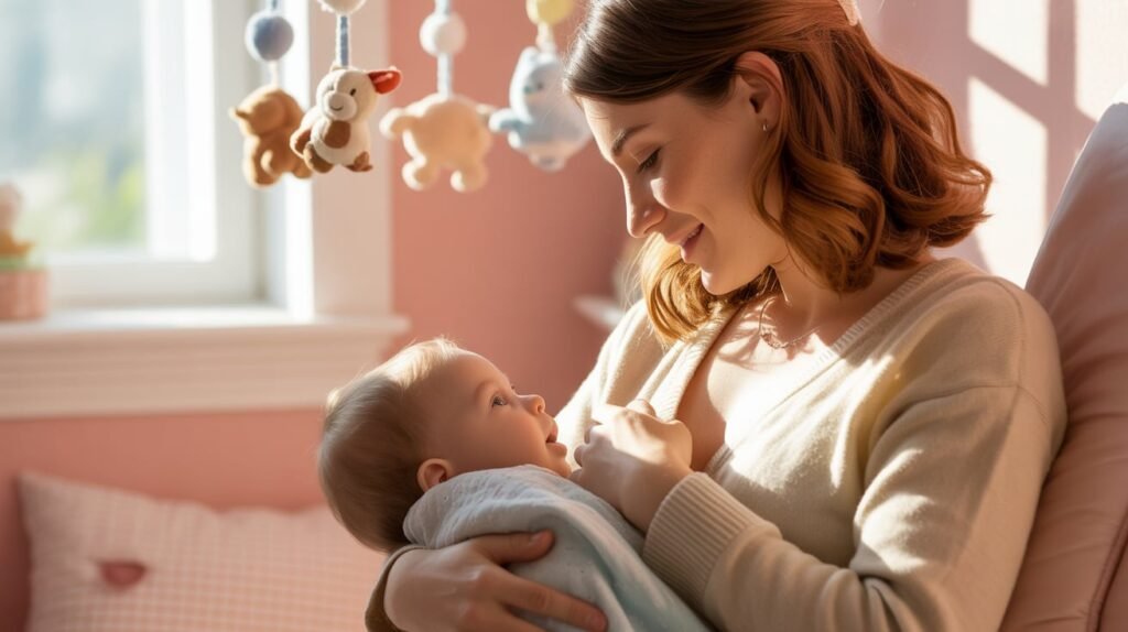 mother Breastfeeding her baby