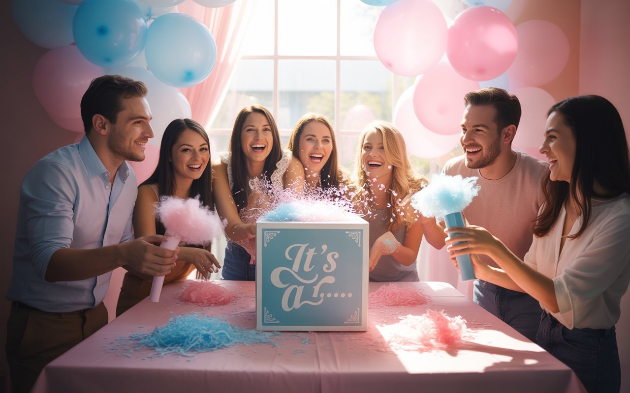 Gender Reveal Party with friends