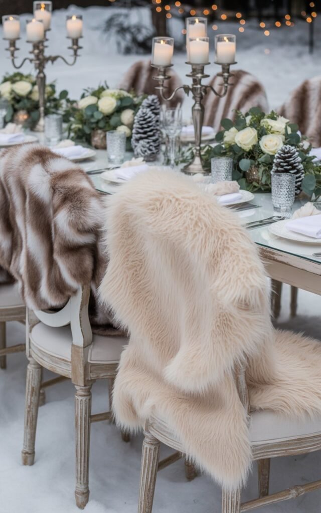 Faux Fur Accents and Throws
