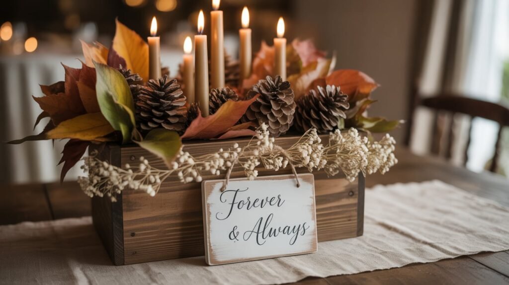 Fall Wedding Decor  centerpiece