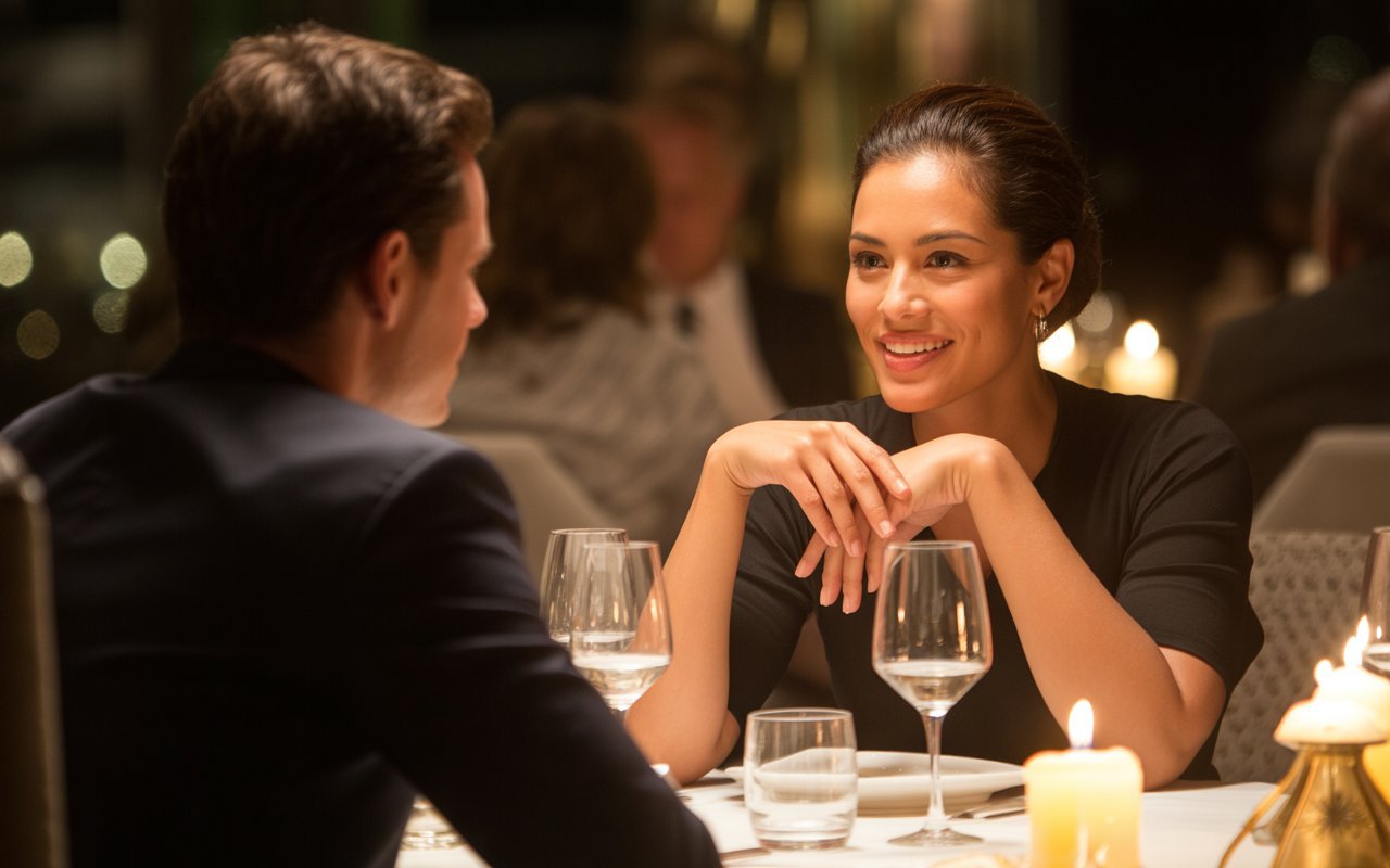 Woman in her 30s dating a man