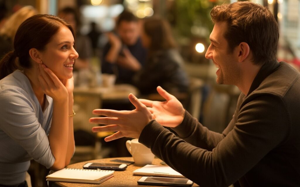 woman dating a man and noticing that He Genuinely Likes her