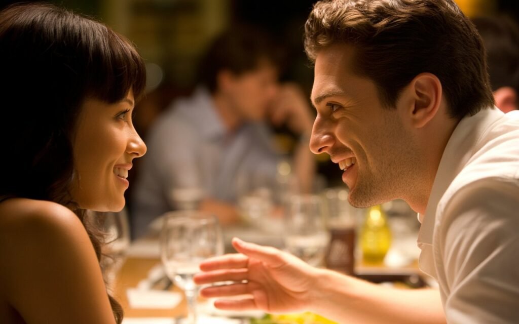 woman dating a man and noticing that He Genuinely Likes her and His Body Language Speaks Volumes