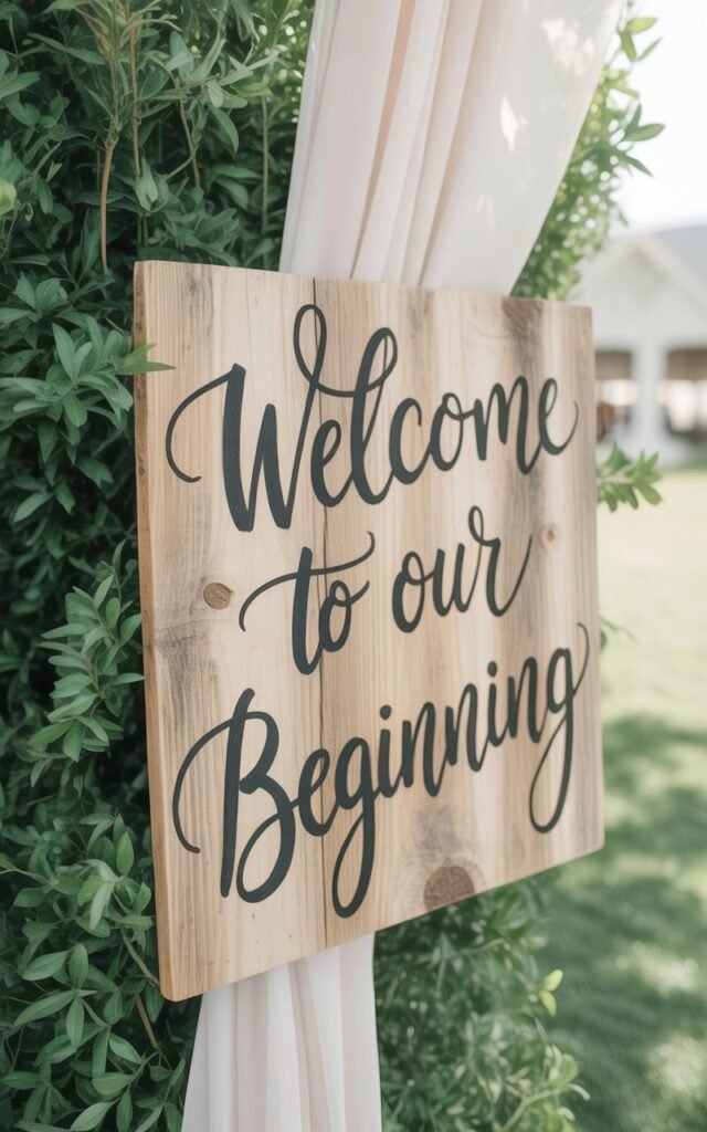 Handmade Signs Add Personality