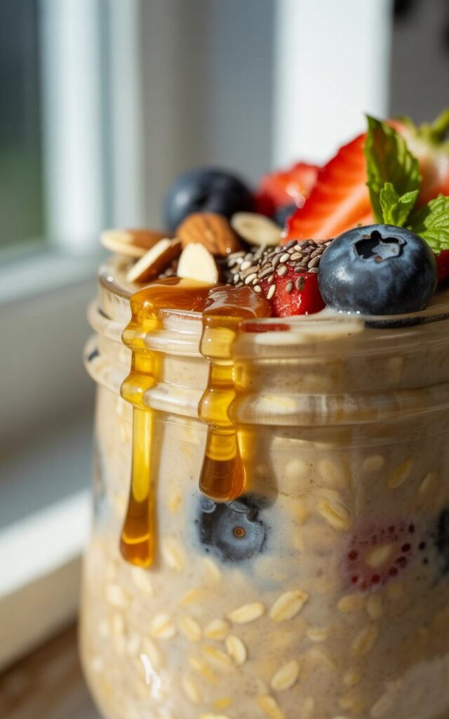 Overnight Oats full closeup