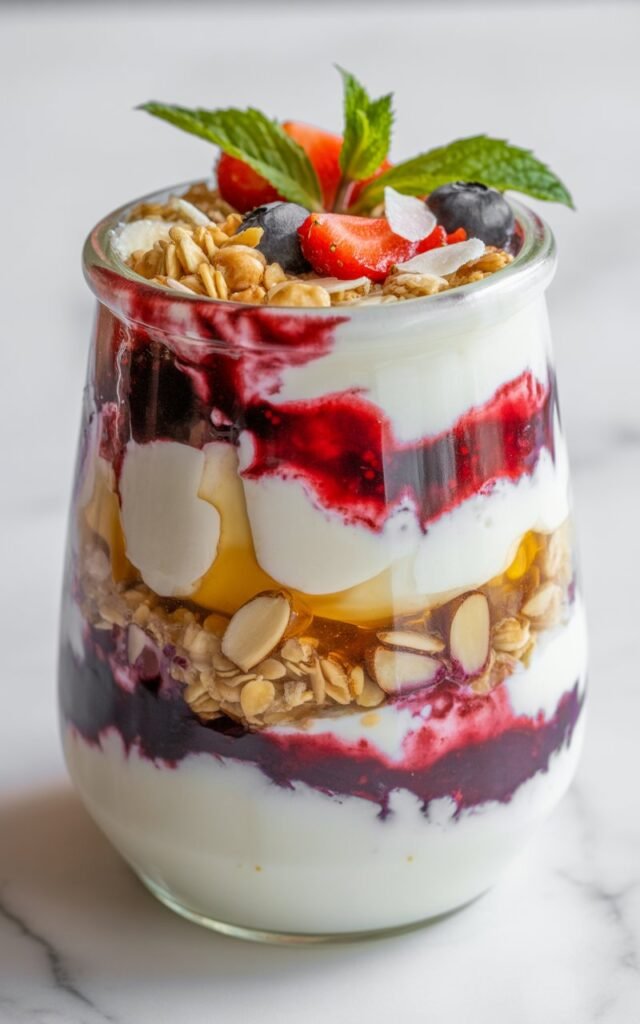 Yogurt Parfait full closeup