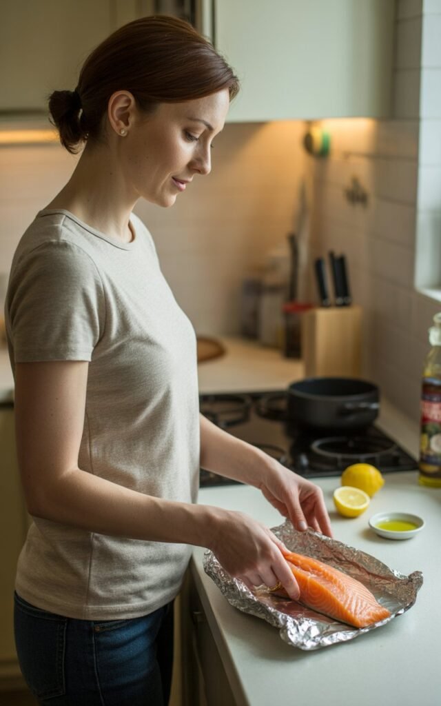 Salmon in Foil Salmon in Foil