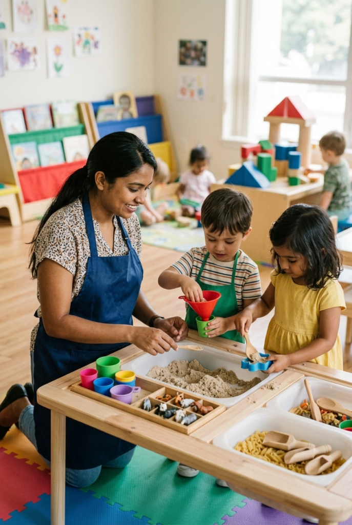 Add a Sensory Play Station
